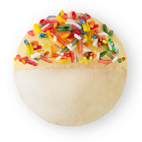 #28 MOCHI GELATO DI PANNA CON FONDENTE BIANCO & GRANELLA DI ZUCCHERO COLORATO
